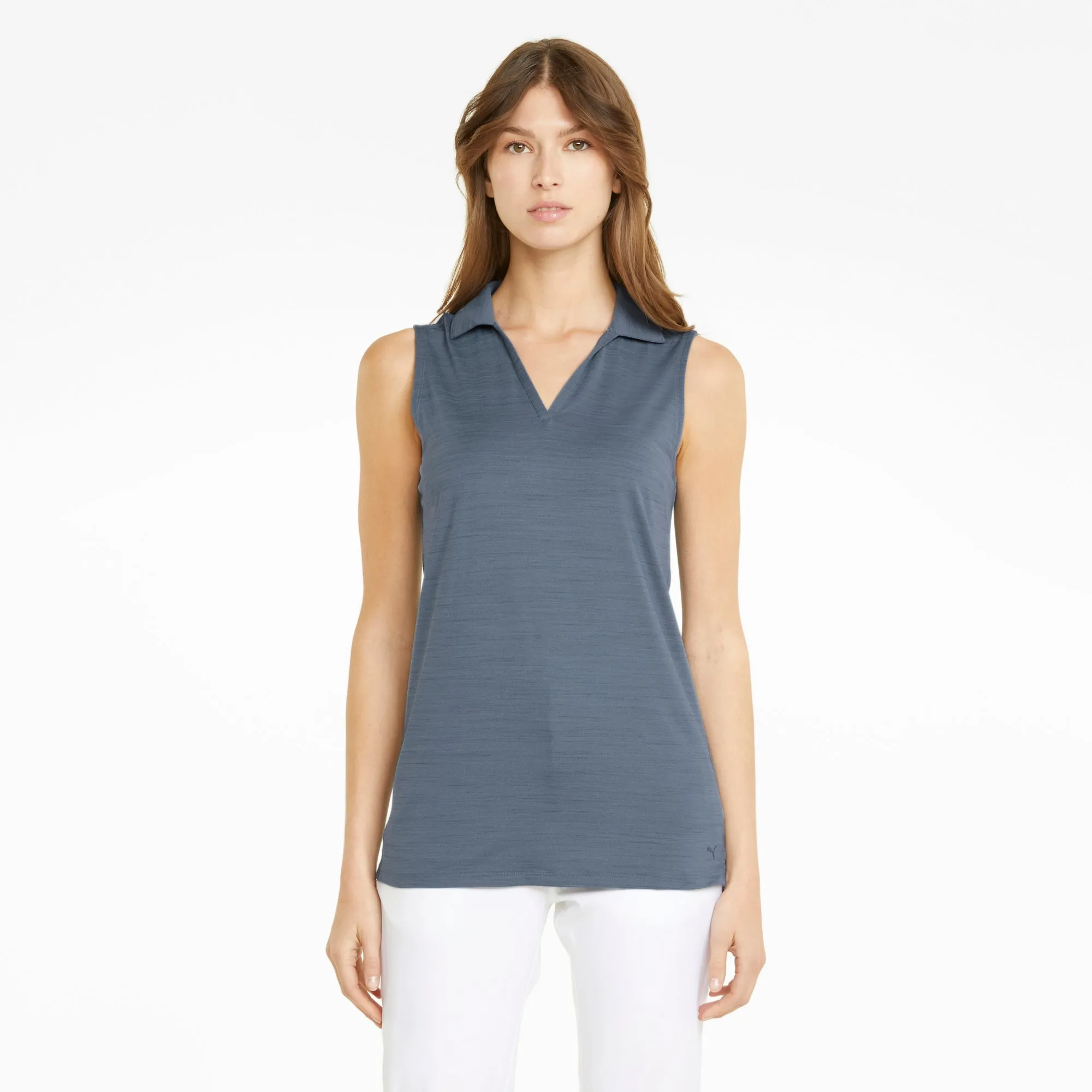 Women's CLOUDSPUN Coast Sleeveless Golf Polo | Evening Sky