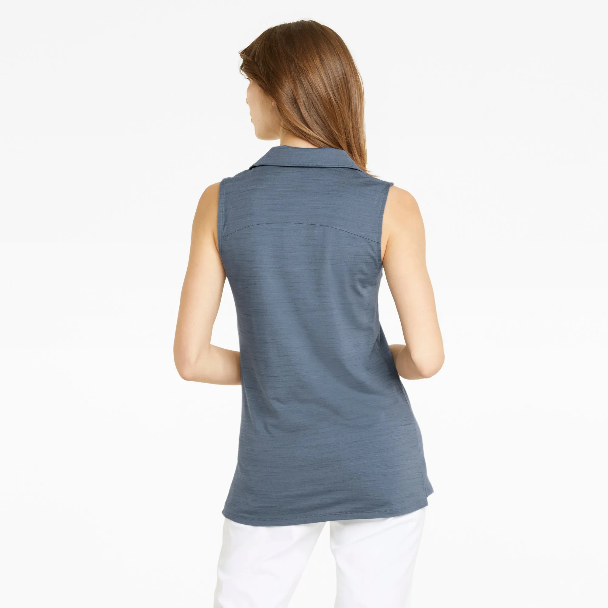 Women's CLOUDSPUN Coast Sleeveless Golf Polo | Evening Sky