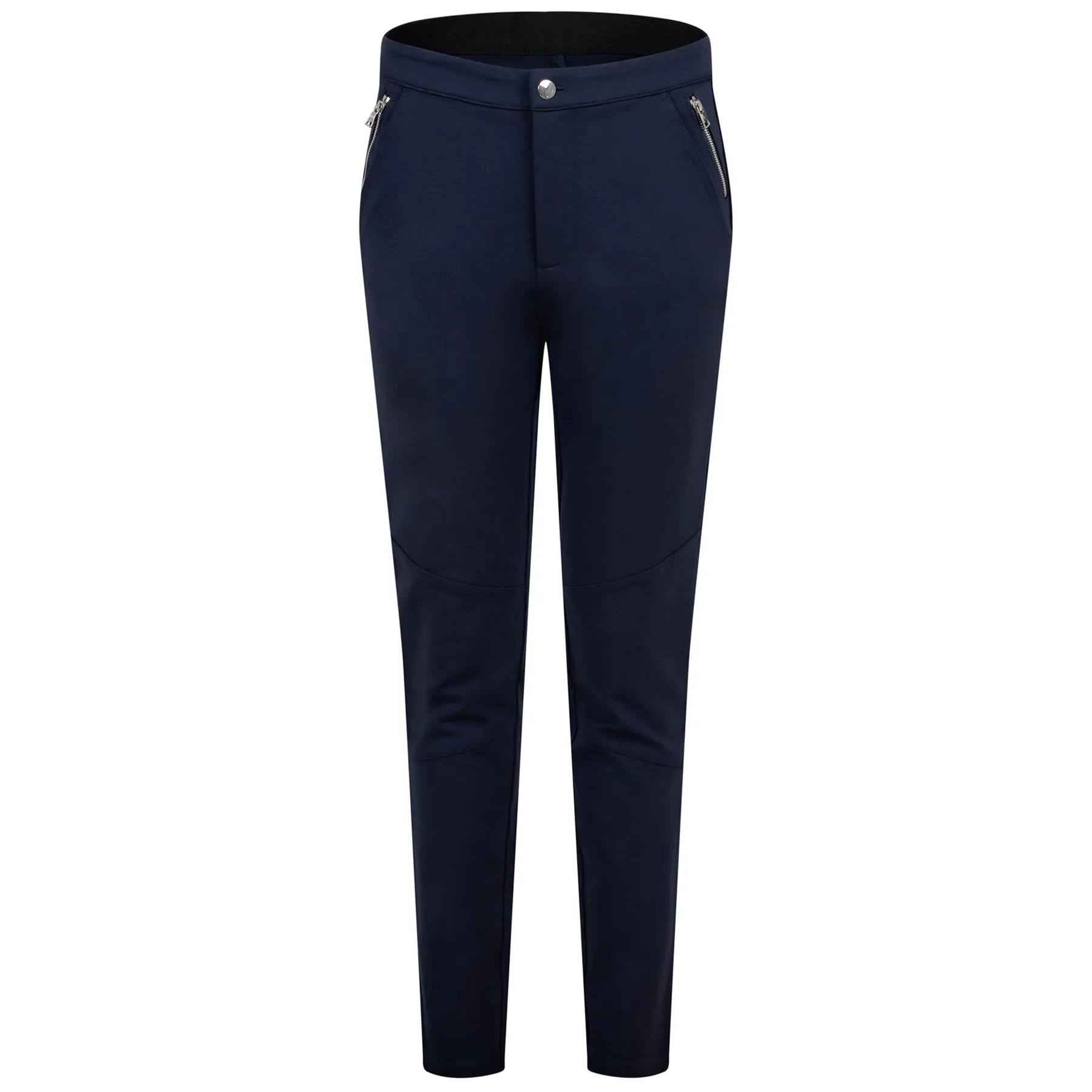 Womens Double Knit Moto Trousers Twilight Navy - SS24